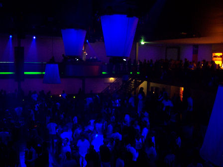 The back side of the hall