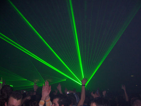 Lasers on Main Stage